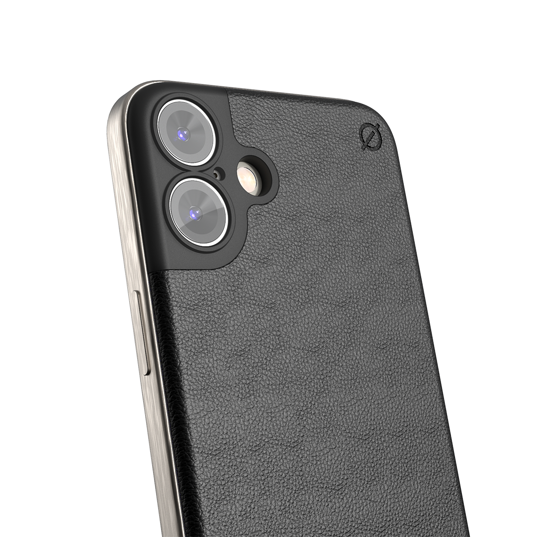 Agave Leather Snap Phone Case for iPhone 16 Plus